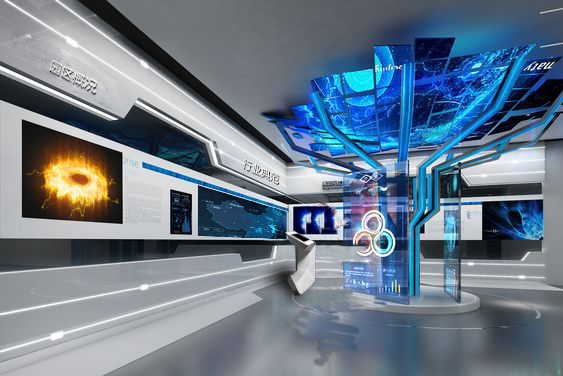 干細(xì)胞展廳設(shè)計(jì)：裝飾元素合理運(yùn)用可使干細(xì)胞展館多彩、充滿科學(xué)氣息和藝術(shù)魅力-思威圖數(shù)字